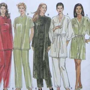 Asian Inspired Sleepwear - uncut Simplicity sewing pattern 9024 size L - XL