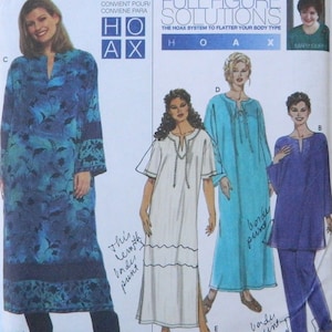 Pants & Tunic or Dress - uncut Simplicity Full Figure Solutions sewing pattern 9071 sizes 18W - 24W