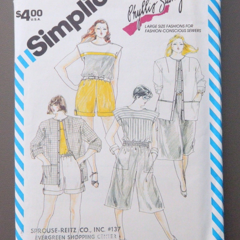 Plus Size Jacket Pattern - Etsy