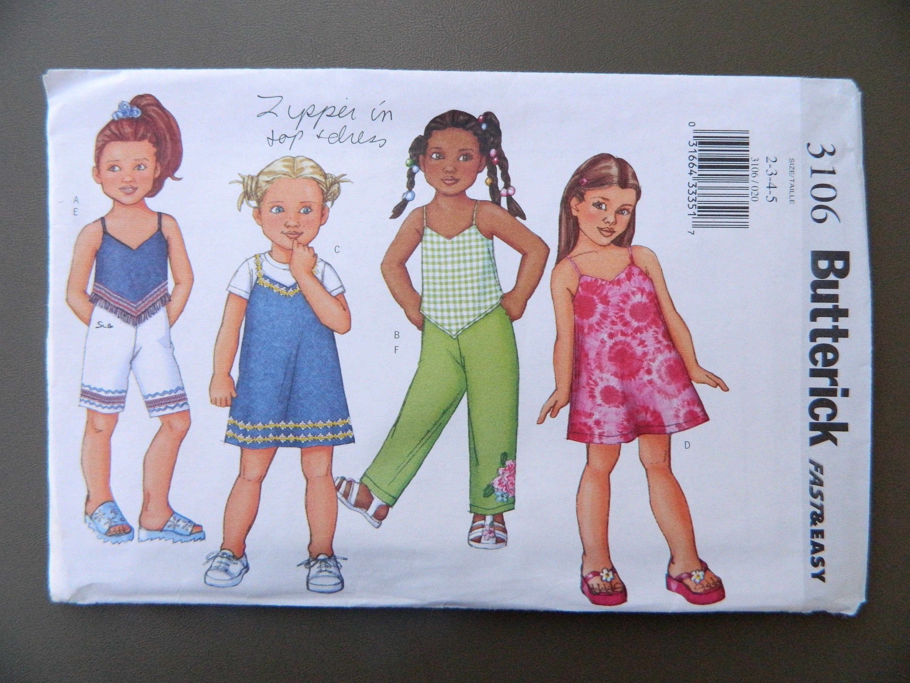 Dress, Top, Pants, & Shorts - Fast and Easy; Uncut Buterick Dress, Top, Pants, & Shorts - Fast and Easy; Uncut Buterick