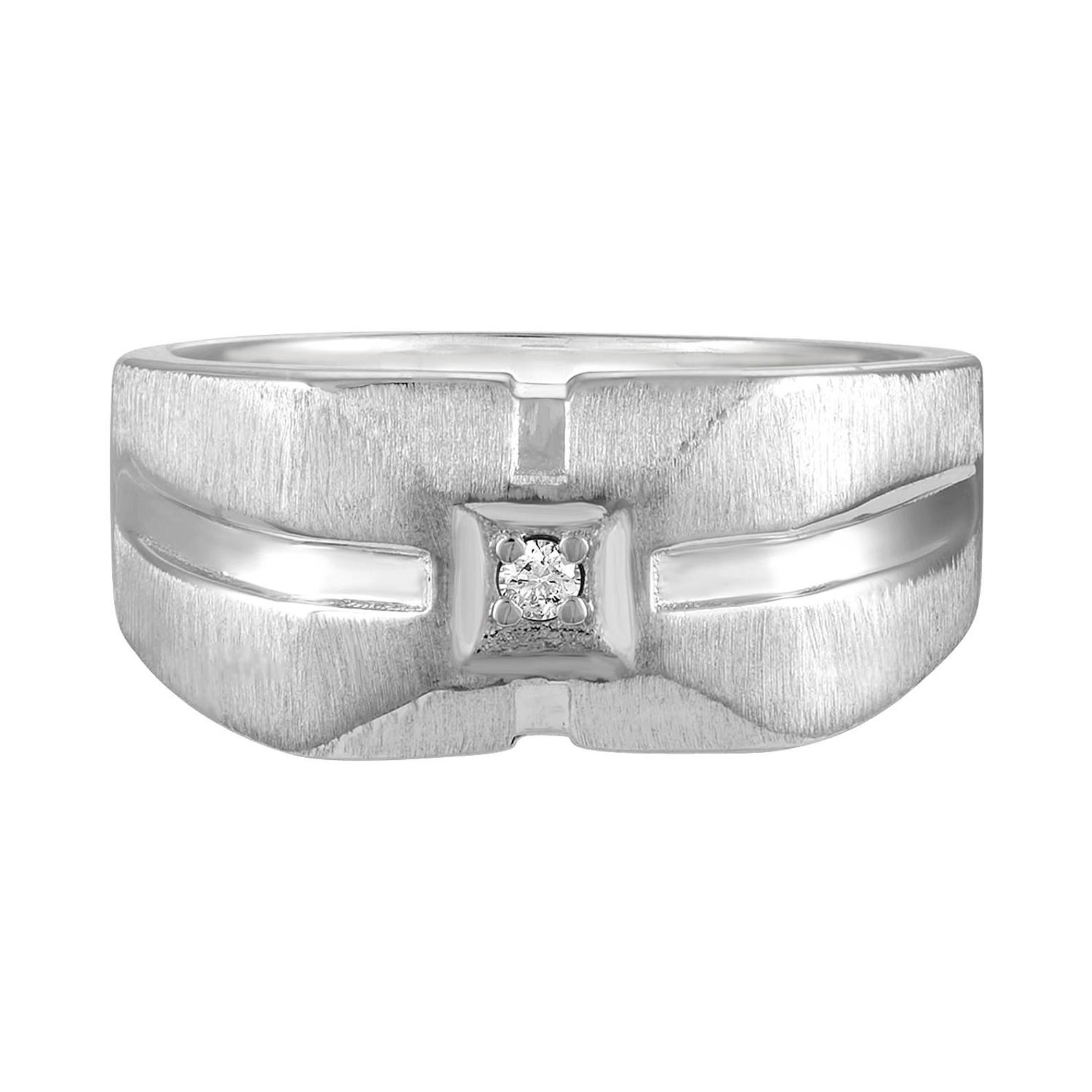 Men's Diamond Band Ring Men's Diamond Ring Sterling Etsy