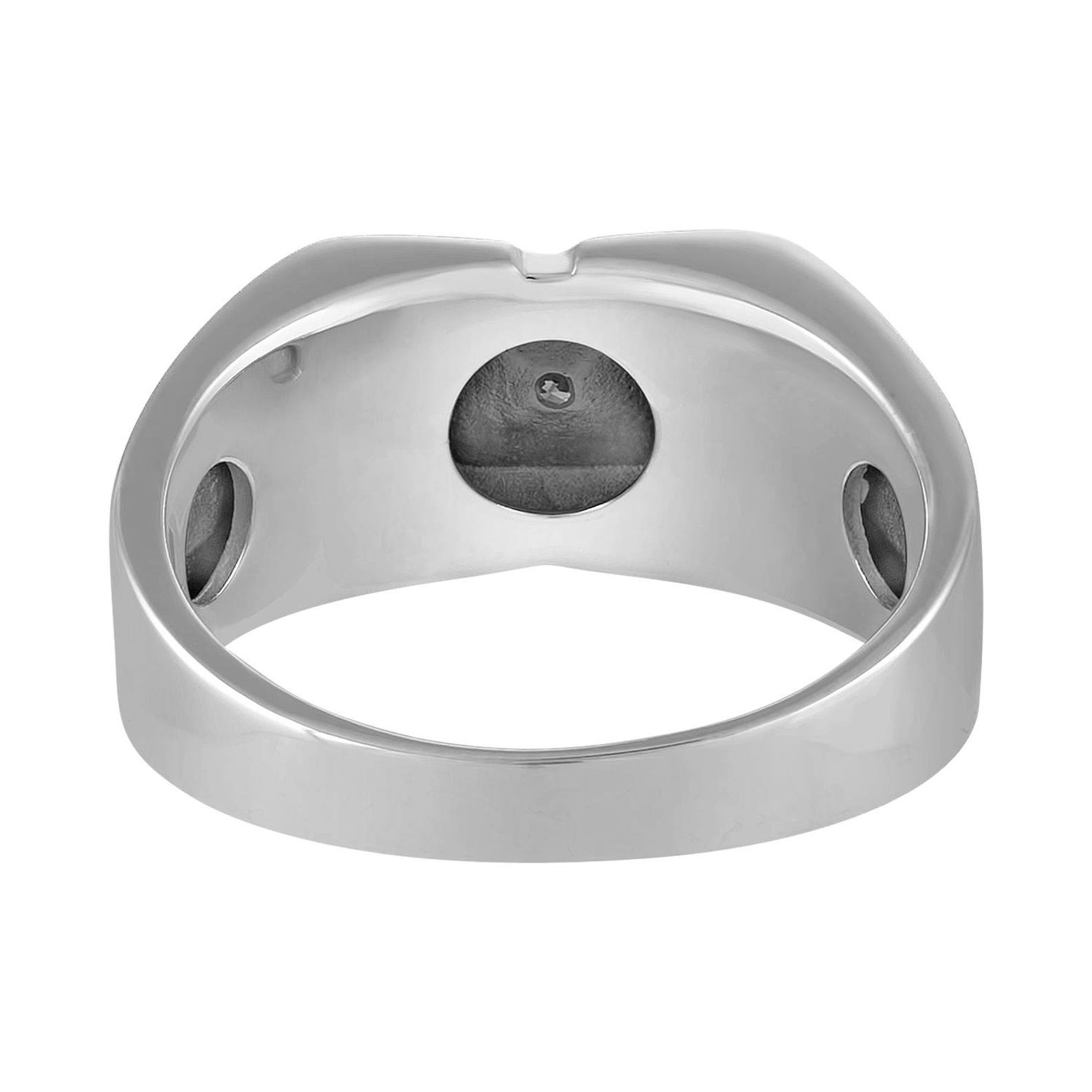 Men's Diamond Band Ring Men's Diamond Ring Sterling Etsy