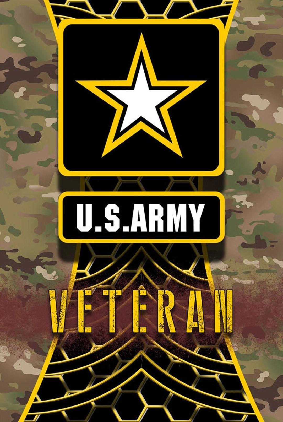 US Army Veteran Metal Sign - Etsy