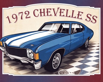 Chevrolet Chevelle Ss Led Light Sign Display Bar garage Sign LARGE 16x12” 