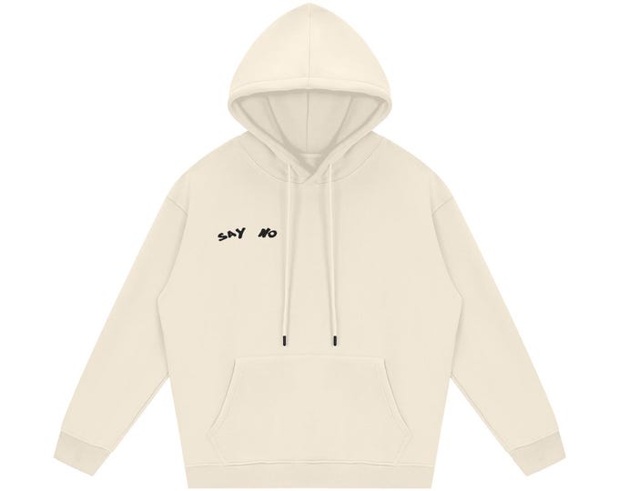 Say No To Fascism Streetwear Unisex Fleece Hoodie