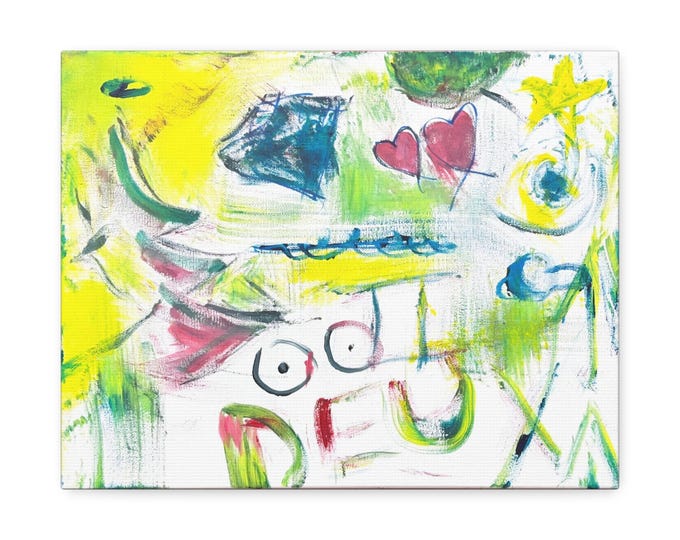 Deux August 2025 Contemporary Art Print on Canvas