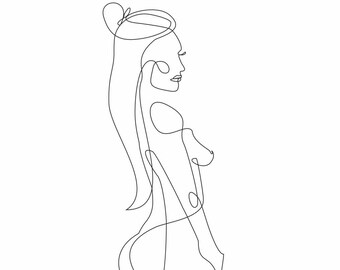 Nude Couple Drawing - Etsy
