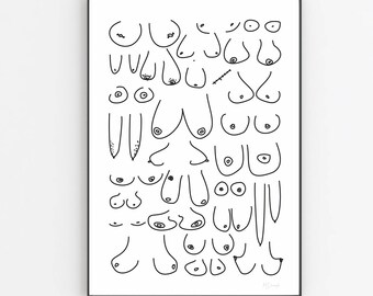 Sexy Boob Poster - Etsy UK