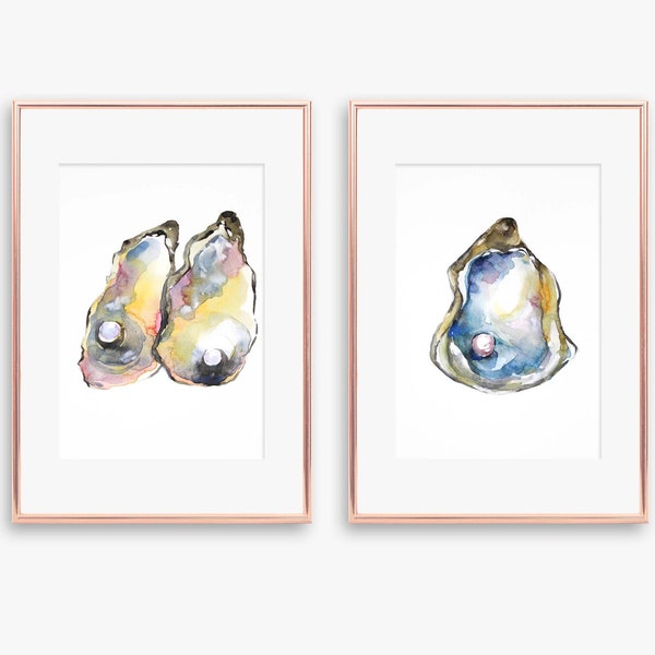 Oyster Painting Etsy