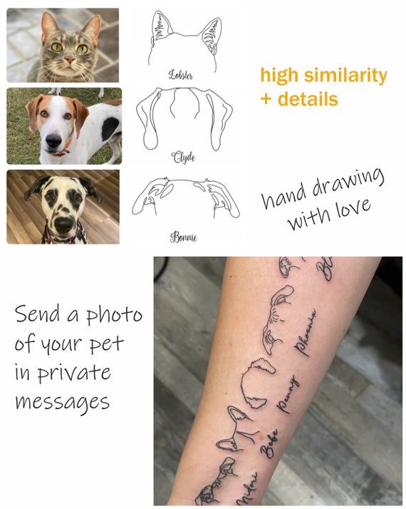 Alluring Dog Tattoo  Dog Simple Tattoos  Simple Tattoos  MomCanvas