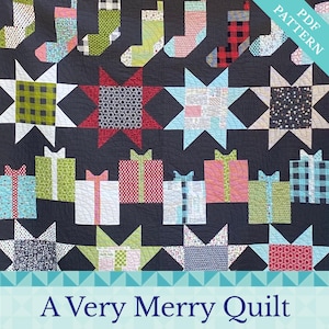 A Very Merry Quilt Pattern PDF Instant Download