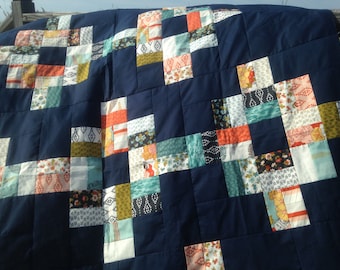 Katies kompass-quiltmönster: Enkel Charm Pack-design (PDF-nedladdning)