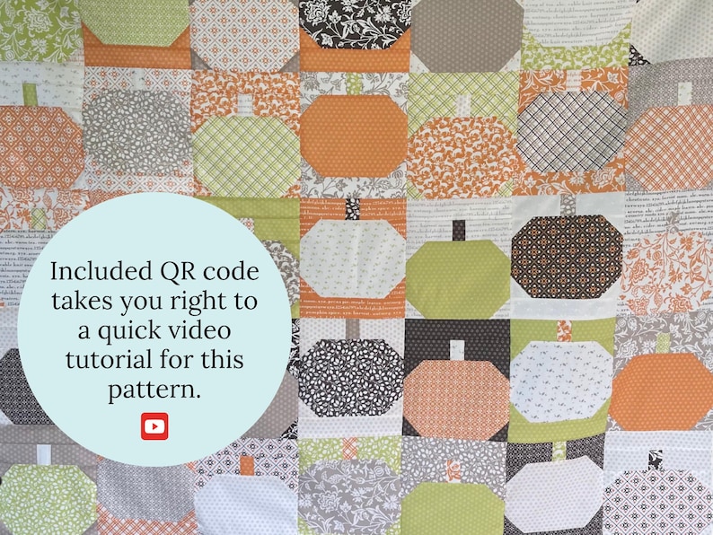 Pumpkin Layers Quilt Pattern: Easy Layer Cake PDF Beginner Friendly ...