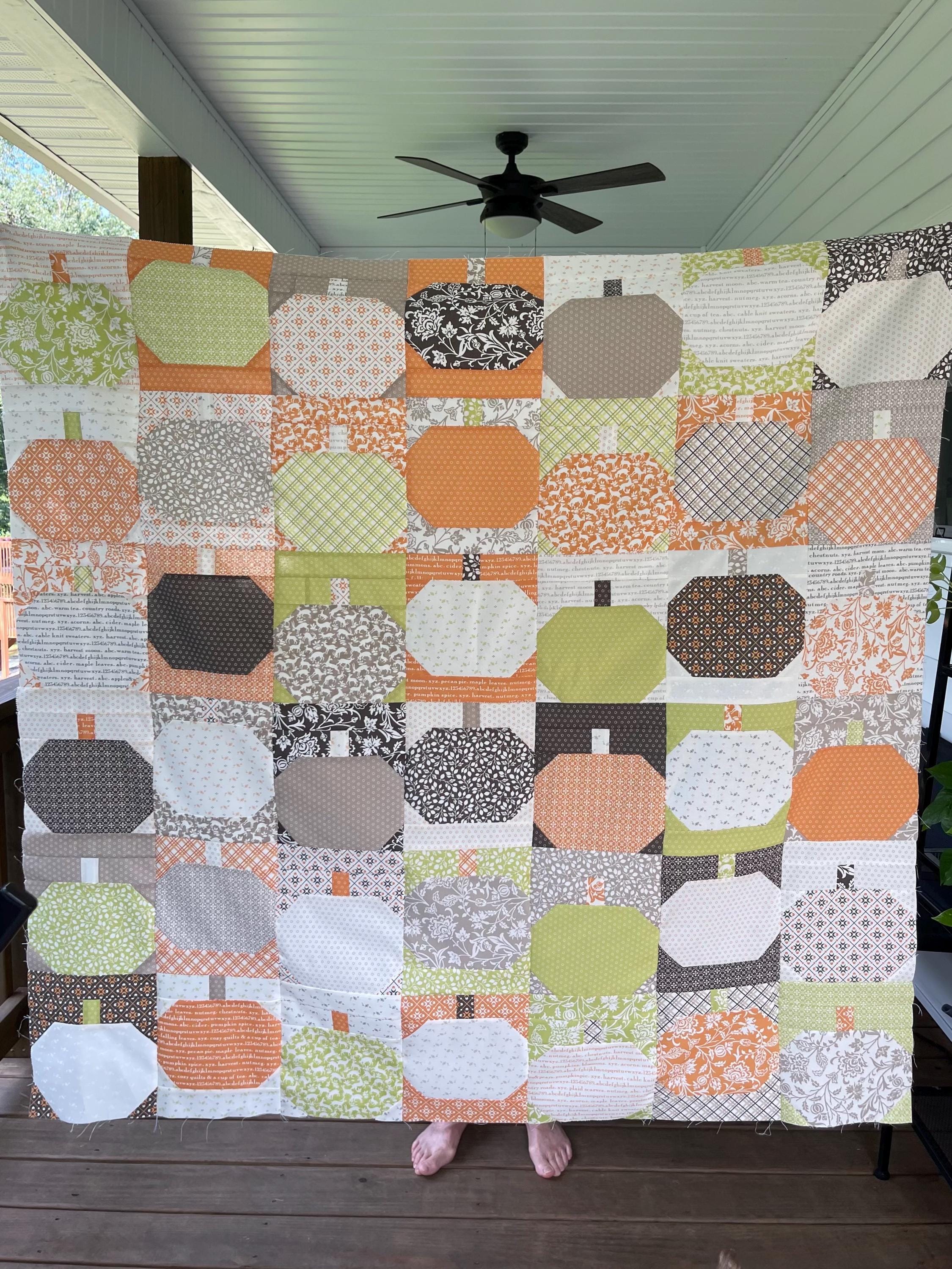 Pumpkin Layers Quilt Pattern: Easy Layer Cake PDF Beginner Friendly ...