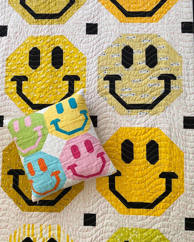 Come on Get Happy Quilt Pattern PDF Instant Download Etsy