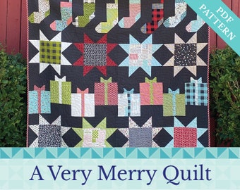 A Very Merry Quilt Pattern PDF Instant Download
