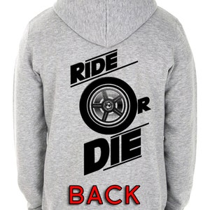 Fast 8 Fast and Furious Inspired Hoodie Torettos Market and cafe Ride or Die Original Design Screenprint image 4