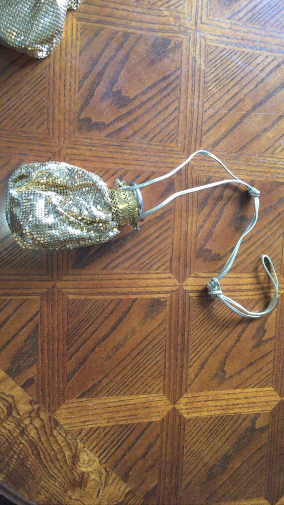 Vintage Whiting and Davis Expandable Bag