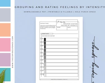 Commercial Use - Grouping And Rating Feelings By Intensity
