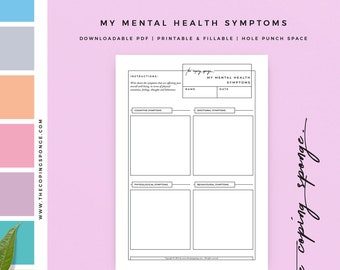 Public Health Use - My Mental Health Symptoms