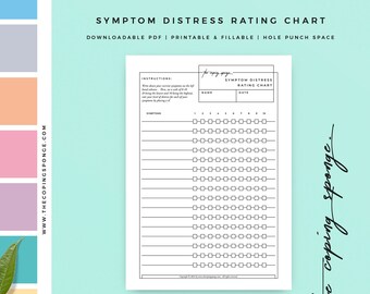 Educational Use - Symptom Distress Rating Chart