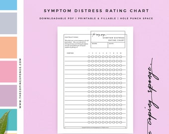 Public Health Use - Symptom Distress Rating Chart
