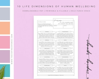 10 Life Dimensions Of Human Wellbeing