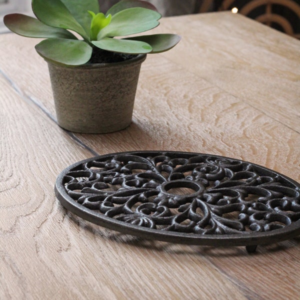 Cast Iron Trivet Etsy