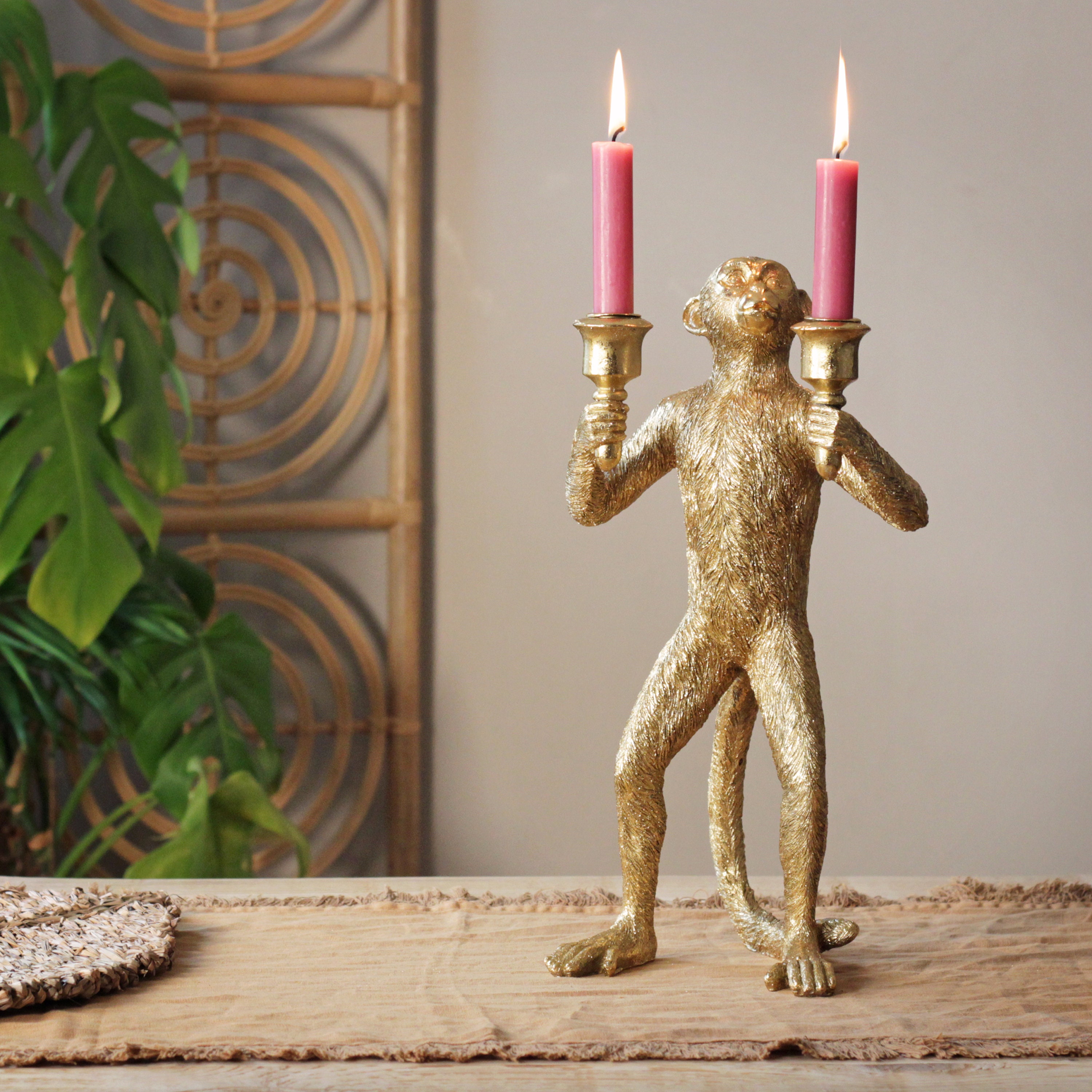 Large Monkey Candle Holder Etsy UK