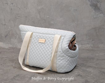 MEDIUM (standard) size soft bag with mesh in mint color