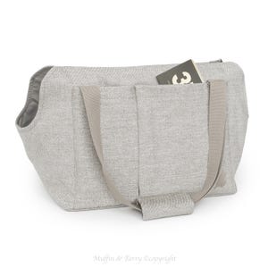 NEW Cotton Soft-sided Pet Carrier with Dual Openings - Cozy & Breathable OWEN