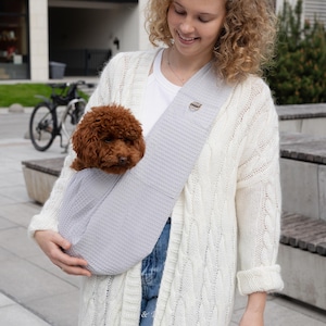 NEW Lightweight Waffle Cotton Pet Sling – PETER - for Dogs & Cats