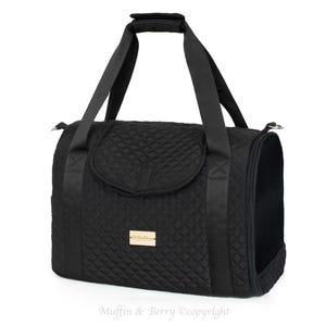 Premium Soft-Sided Pet Carrier – Fits Under Most Airline Seats | Handmade Travel Bag for Cats & Dogs - SAMUEL