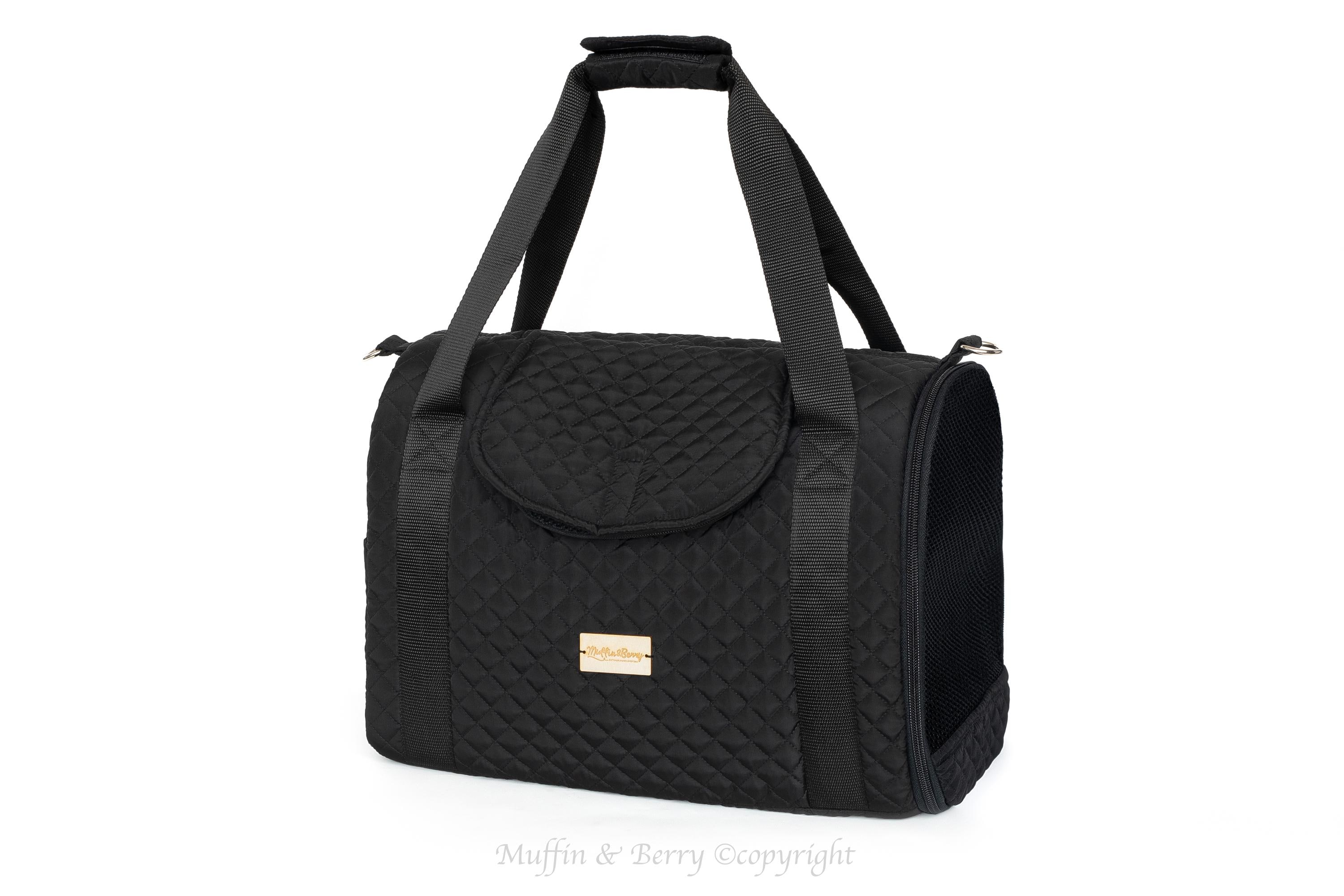 Handmade Quilted Pet Carrier - Soft-Sided Travel Bag, Airline Friendly Samuel