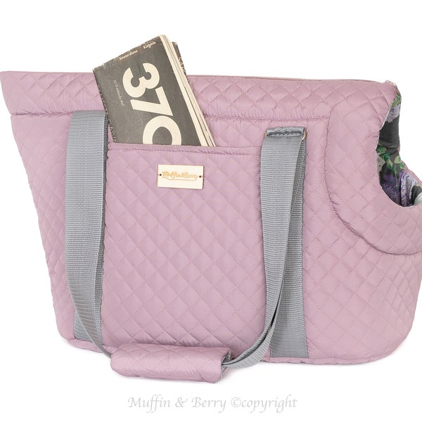 MOLLY pet purse with adjustable length shoulder straps