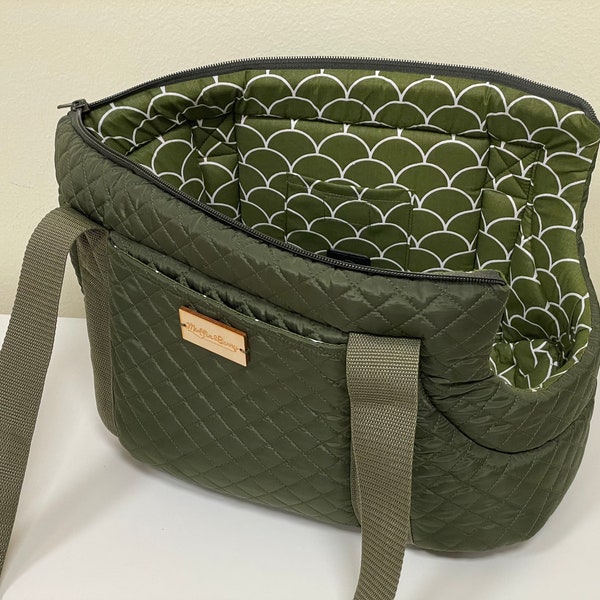 SMALL (standard) size pet bag with outside pocket