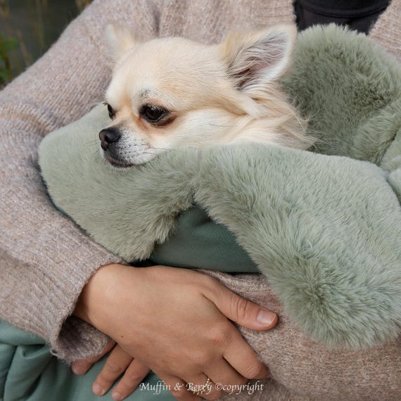 Pochette pour animal de compagnie en fausse fourrure SUVI