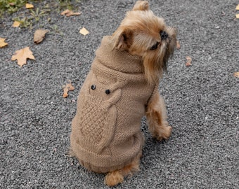 Hand knitted woolen sweater OLIVER