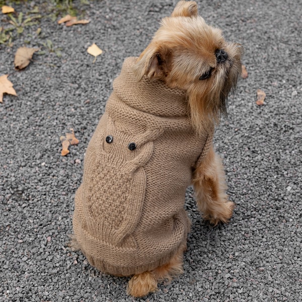 Hand knitted woolen sweater OLIVER