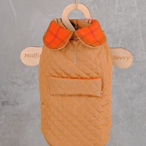 Pet coat with natural wool EMMA
