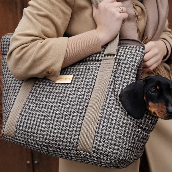 Brown color dog carrier JACQUELINE