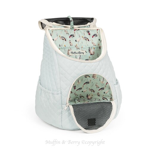EZRA front & back shops side dog backpack
