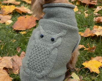 Hand knitted woolen sweater WALTER
