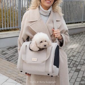 CLAIRE komplett geschlossene Hundetragetasche
