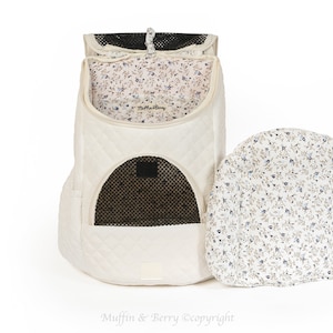 JASMINE front & back side dog backpack