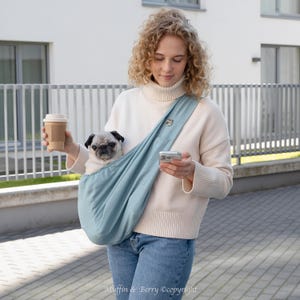 NOUVEAU – Sac en lin pour animaux | JOSIE – Porte-animal léger pour l'été