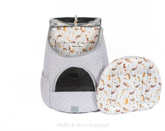 LUCAS front & back side dog backpack