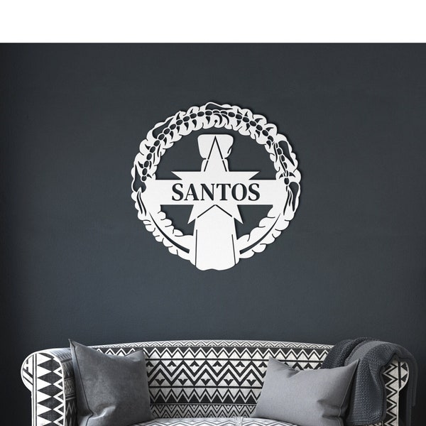 Personalized CNMI Seal Metal Wall Decor Sign