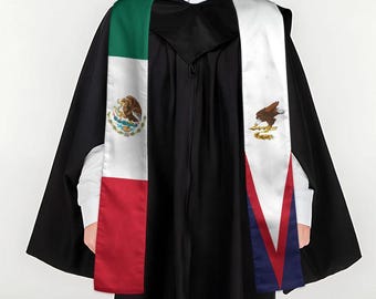 Mexico American Samoa Graduation Stole