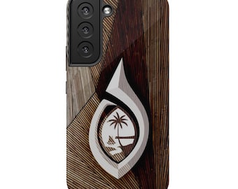 Guam Seal Glossy Phone Case - Chamorro Island Design